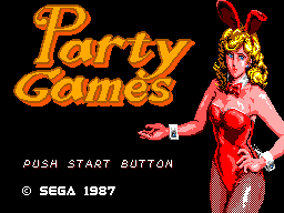 Family Games title screen for Sega Mark III
